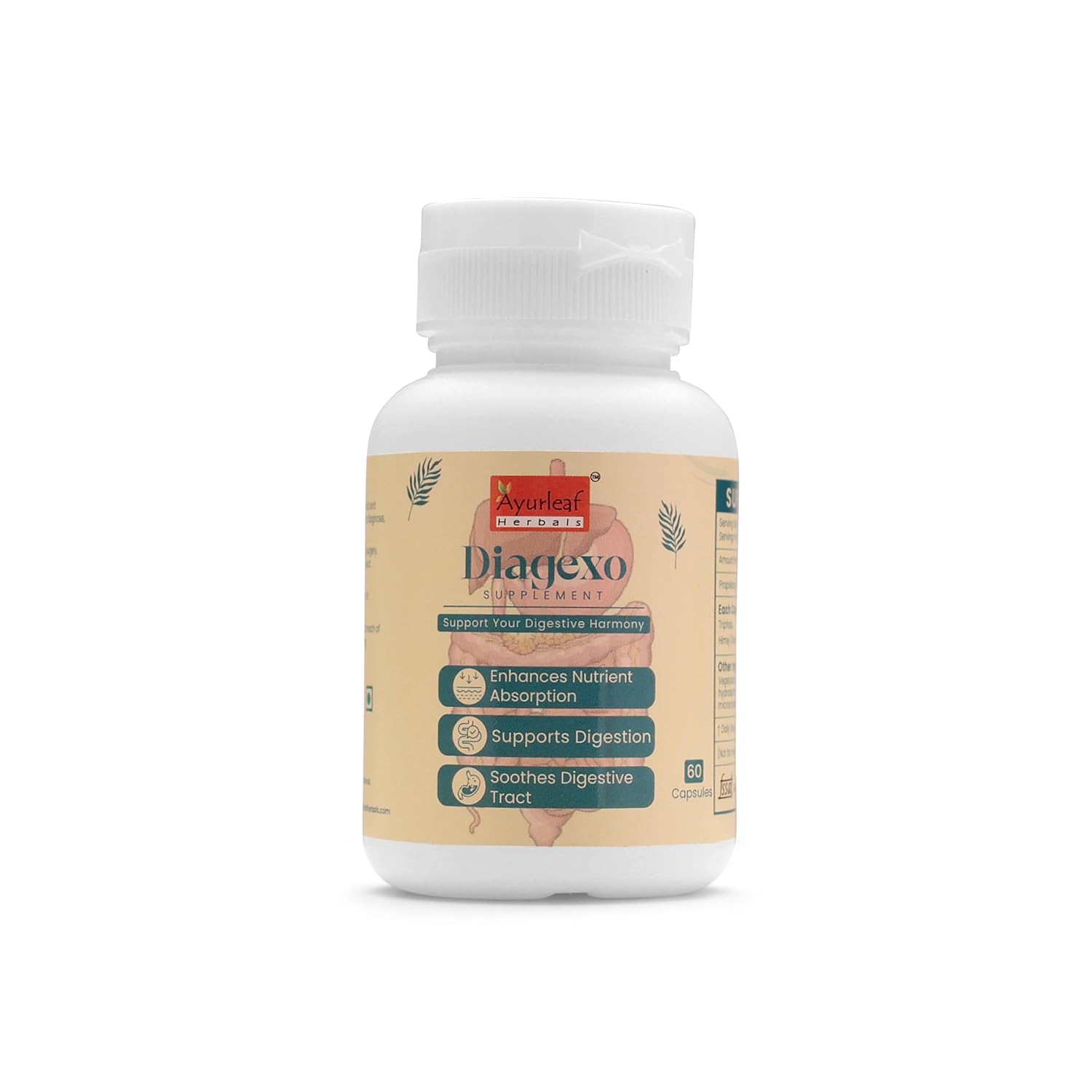 Ayurleaf Herbals - Diagexo Extract Blended Capsules 300 Mg | 60 Veggie Capsules for Men and Women