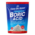 Casa De Amor Boric Acid - 99.9% Pure Fine Powder (100 gms) | Highly Effective for Removing Pests Cockroaches, Ants, Silverfishes, for Carrom Board, Rice Preservative, Multi-Purpose, Anhydrous