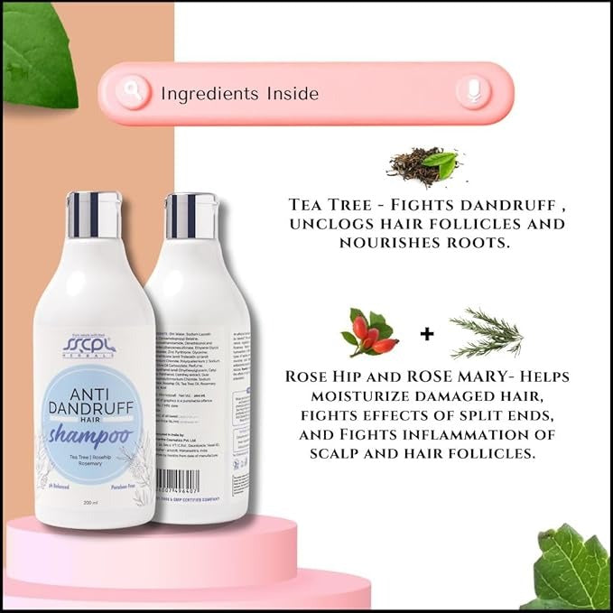 Sscpl Herbals Scalp Repair Anti-Dandruff Shampoo - 200 gms (Pack of 2)