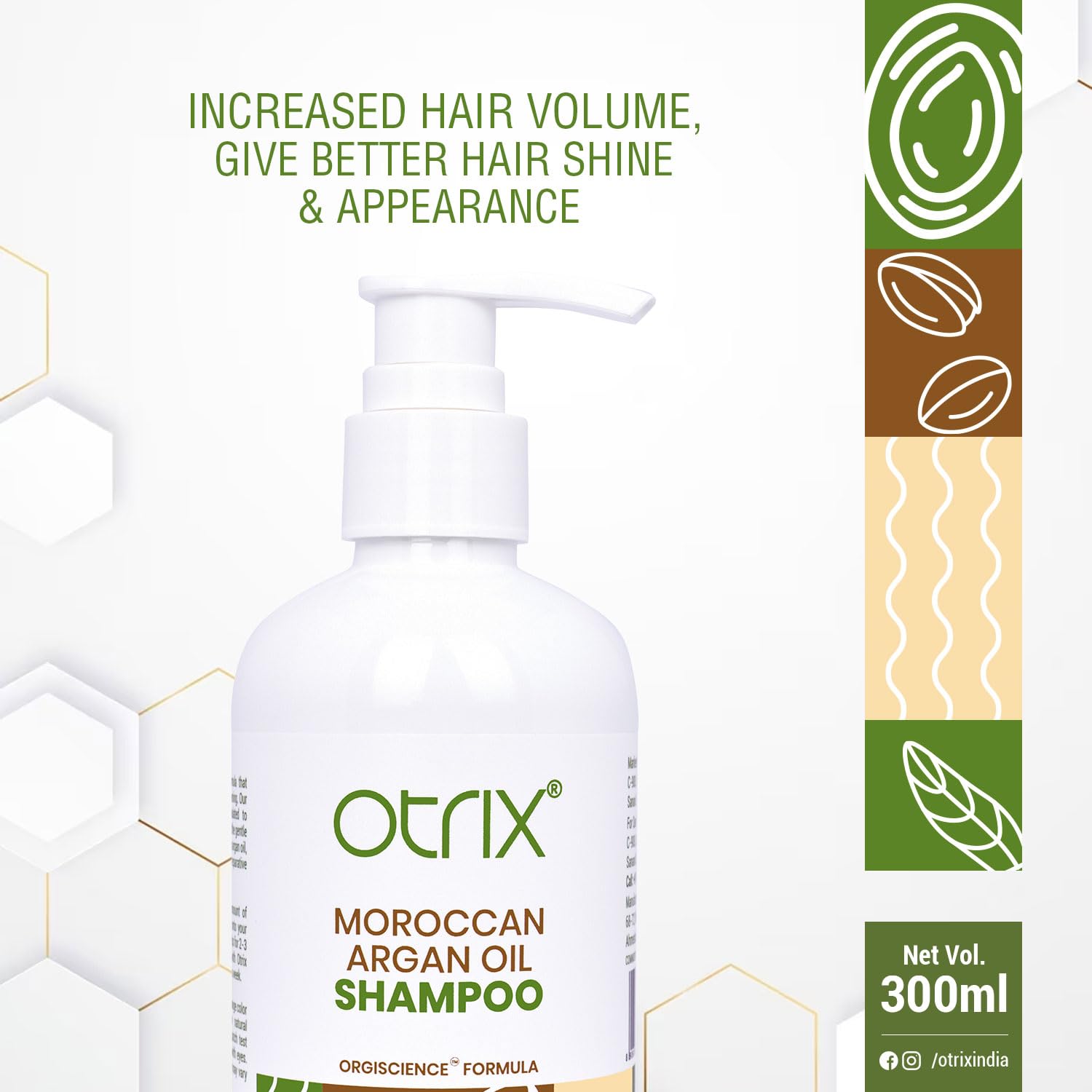 Otrix Moroccan Argan Oil Shampoo - 300 ml