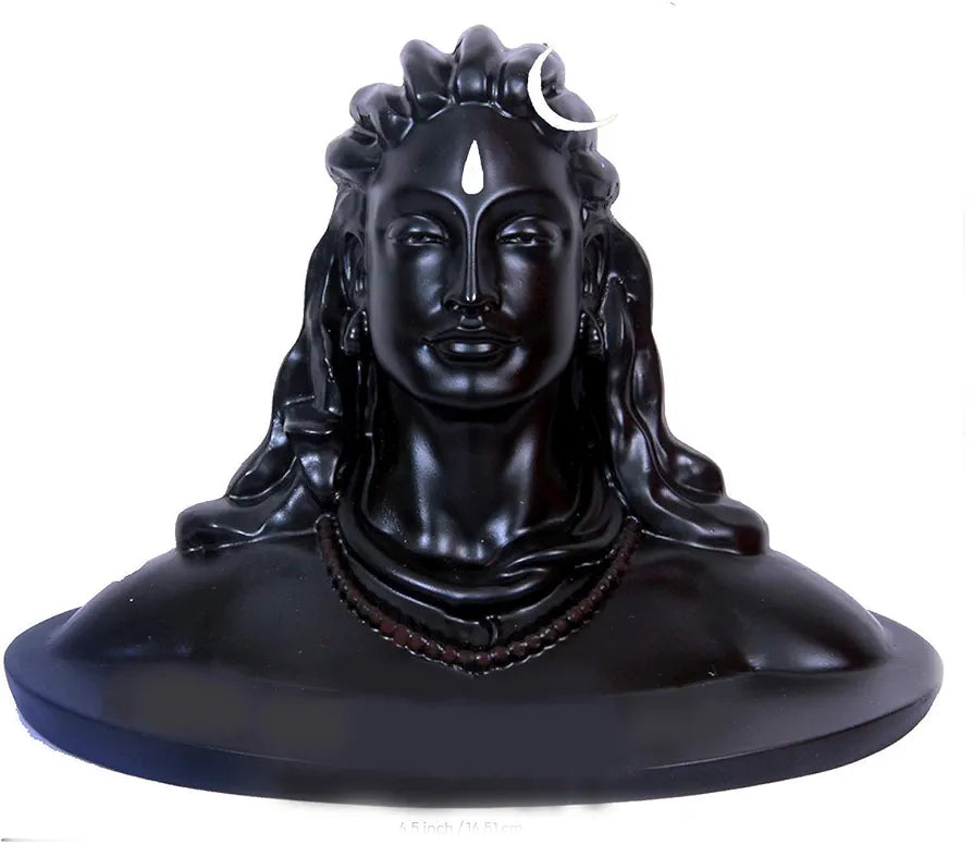 Jaipur Ace Adiyogi Shiva Statue for Car Dash Board Mahadev Murti Adiyogi Big Statue