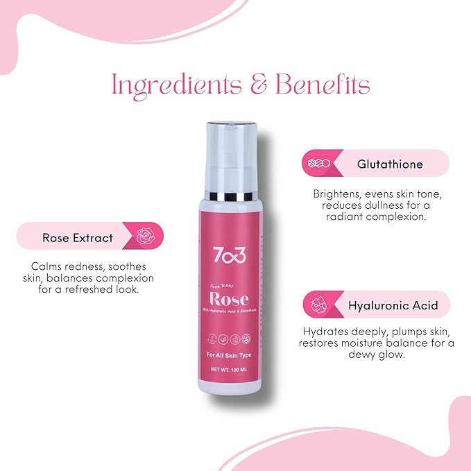 7o3 Revitalizing Toner Hydrating & Nourishing for Oily, Acne-prone Skin – 100 Ml