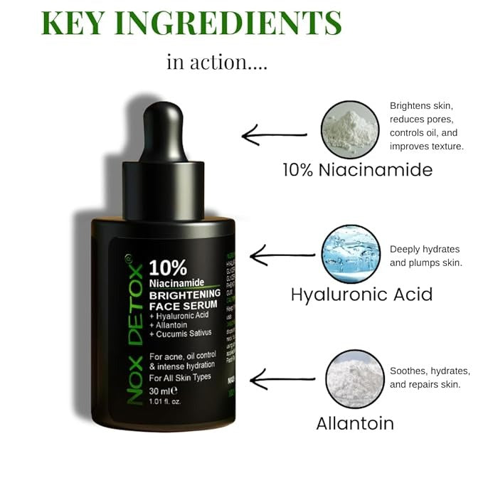 Nox Detox Brightening Face Serum - 30 ml