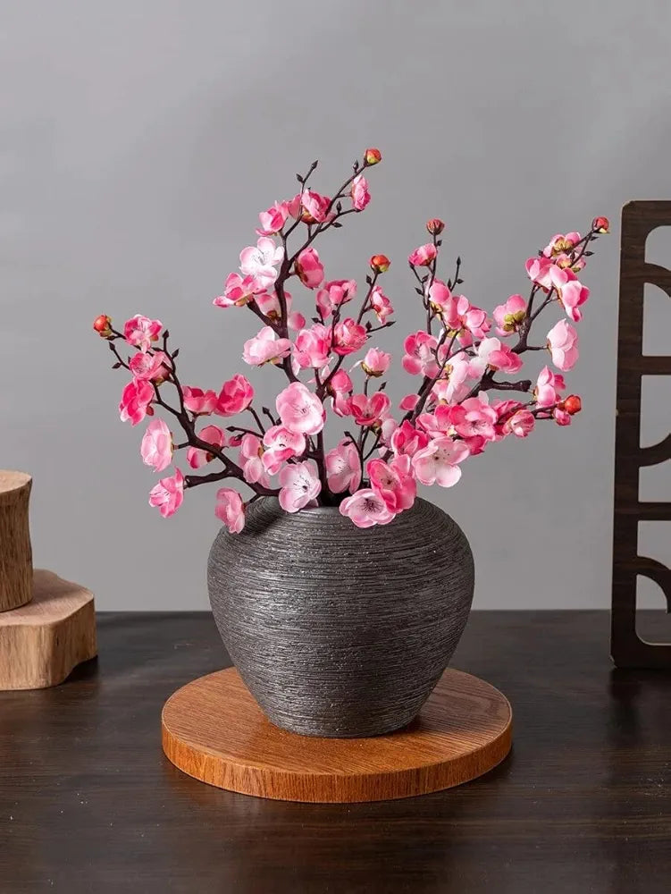3 Sticks Artificial Blossom Flower Bouquet Sticks Pink