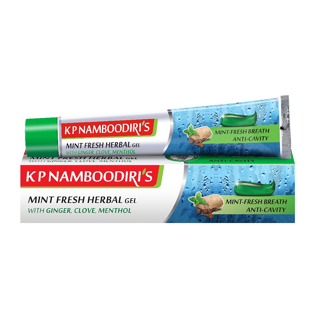 K P Namboodiri's Herbal Gel Toothpaste - 150 gms (Pack of 2)