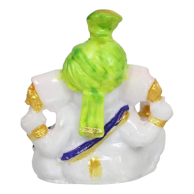 Ecraftindia Decorative Lord Ganesha Idol for Car Dashboard | Home Temple and Office Desks