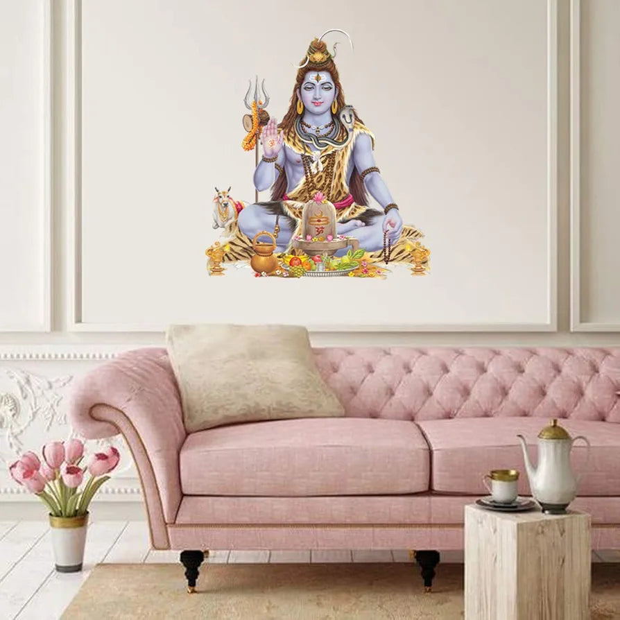 Rangoli White Glossy Vinyl Wall Sticker Premium Self-Adhesive Waterproof Parent-6 Design-8