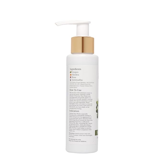 Arish Bio-natural Tan Clear Face Wash – 100 Ml