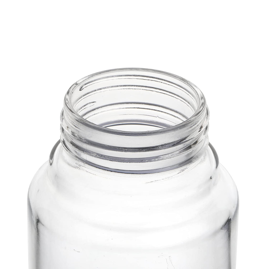 Cello H2O Glass Fridge Water Bottle with Plastic Cap | 920 ml | Set of 3 | Blue