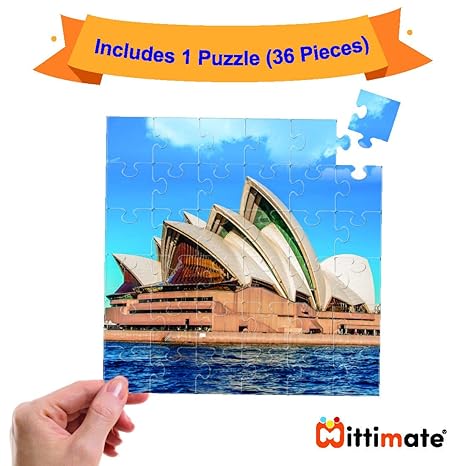 Mittimate Opera House Jigsaw Puzzle Game for Kids Age 4 to 6 Old 36 Pieces Puzzle Toy