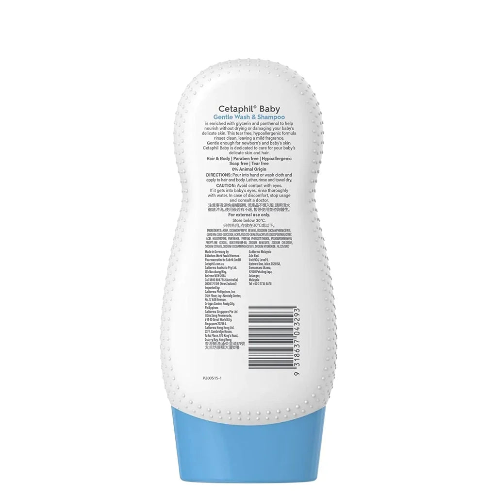 Cetaphil Baby Gentle Wash & Shampoo With Glycerin & Panthenol