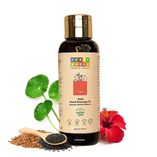 Herby Angel Head Massage Oil for Babies and Kids - 100 ml