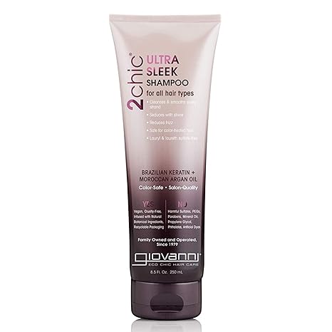 Giovanni Organic Keratin & Argan Oil Shampoo - 250 ml