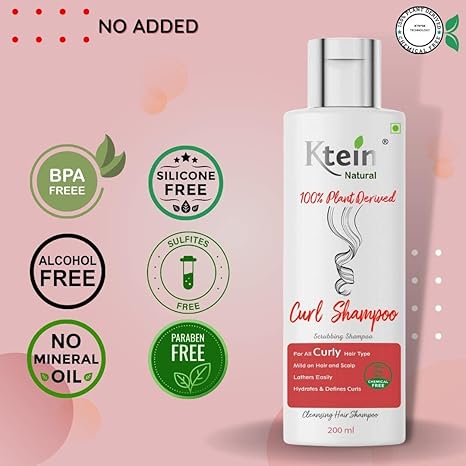 Ktein Natural Plant Derived Curl Shampoo - 200 ml