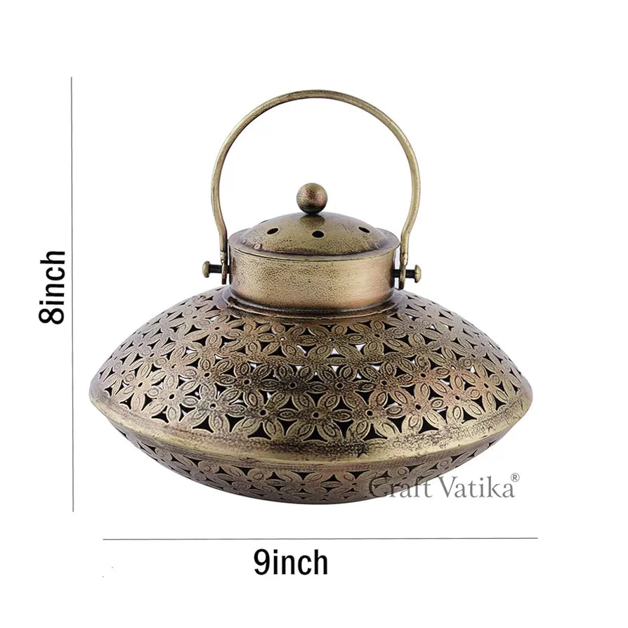 Iron Degchi doop stand Tealight Candle Holder - Tea Light Candle Stand Decorative