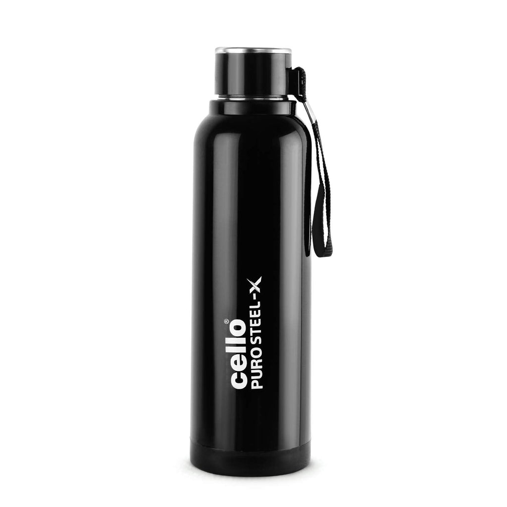 Cello Puro Steel X Benz 900 Insulated Bottle 730ml Stainless Steel Inner