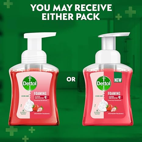 Dettol Foaming Handwash Strawberry Fragrance - 250 ml (pack of 3)