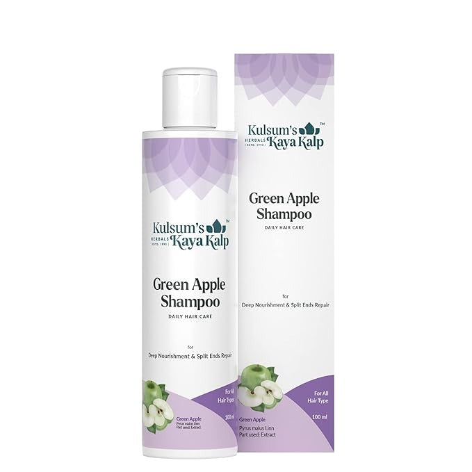 Kulsum's Kaya Kalp Herbals Green Apple Shampoo - 100 ml