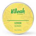 Vilvah Lemon Lip Balm | Reduces Lip Pigmentation & Heals Dry, Damaged Lips | Moisture Lock & Barrier Protection Formula | With Lemon Essential Oil, Shea Butter & Avocado Oil | Travel-Friendly | 10g