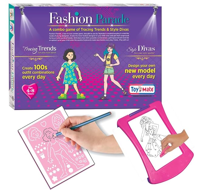 Toymate Fashion Parade 2 in 1 Fashion Design Multicolored