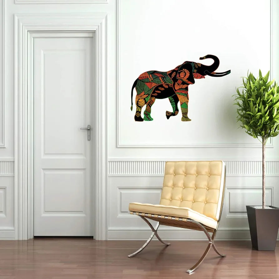 Rangoli White Glossy Vinyl Wall Sticker Premium Self-Adhesive Waterproof Parent-2 Design-3