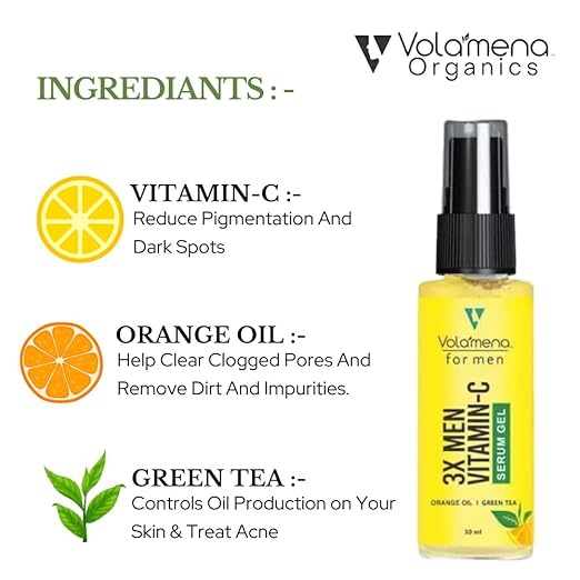 Volamena 3x Men Vitamin-C Face Serum - 50 ml