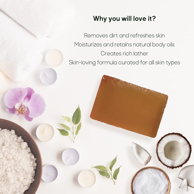 La Organo Coconut Milk Handmade Natural Bath Soap - 100 Gms