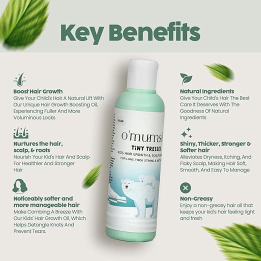 O'mumsie Tiny Tresses Baby & Kids Hair Oil - 100 ml