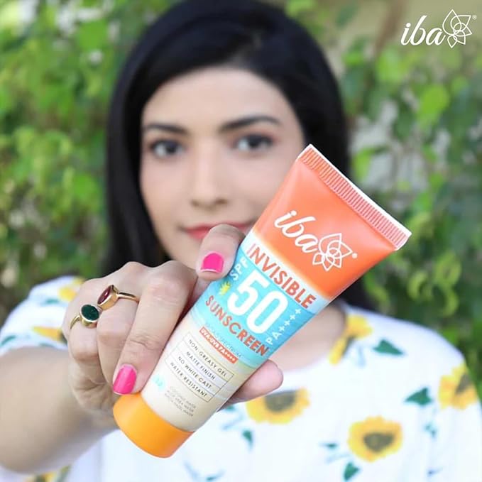 Iba Invisible Spf 50 Sunscreen Pa++++ for All Skin Types - 100 Gms | Pack of 2