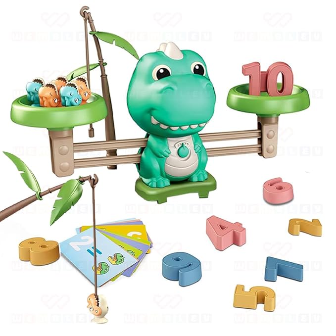Wembley 2 In 1 Dino Balancing Toy For Kids Learning Activity Toy Multicolor