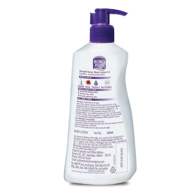 BoroPlus Doodh Kesar Body Lotion - 600 ml