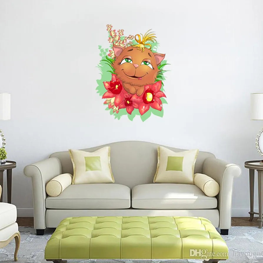 Rangoli White Glossy Vinyl Wall Sticker Premium Self-Adhesive Waterproof Parent-4 Design-13