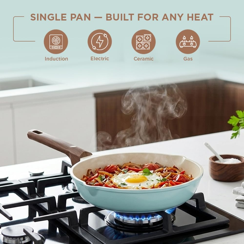 Vinod CeraVit Fry Pan CeraGreen Ceramic Non-Stick Induction Friendly