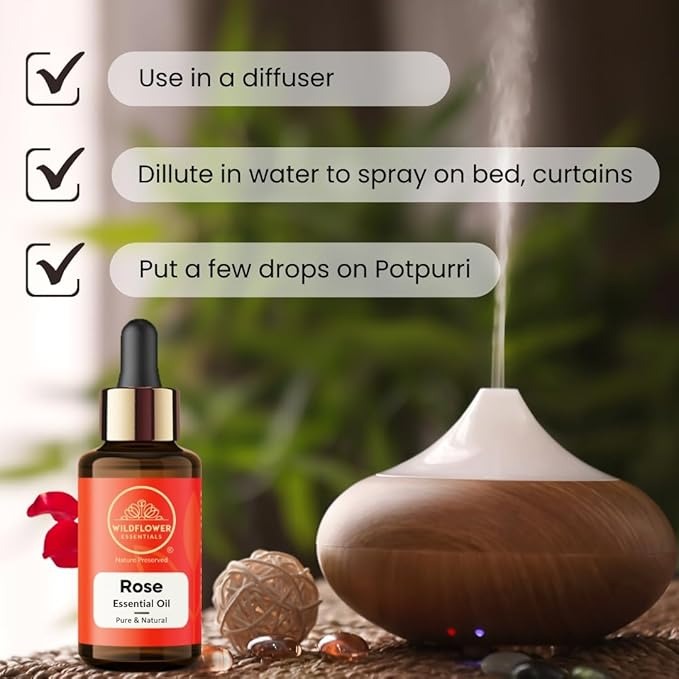 Wildflower Essentials Rose Essential Oil - 15 ml