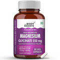 The Body Reserve Magnesium Glycinate Supplement 550mg Per Serving - 60 caps