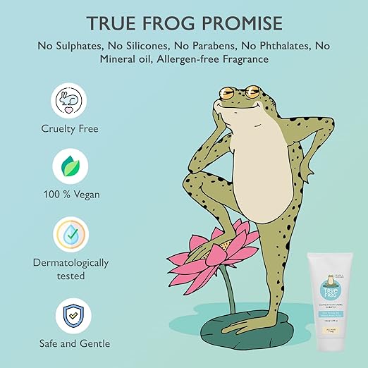 True Frog Everyday Moisturizing Shampoo To Repair Damaged hair - 150 ml