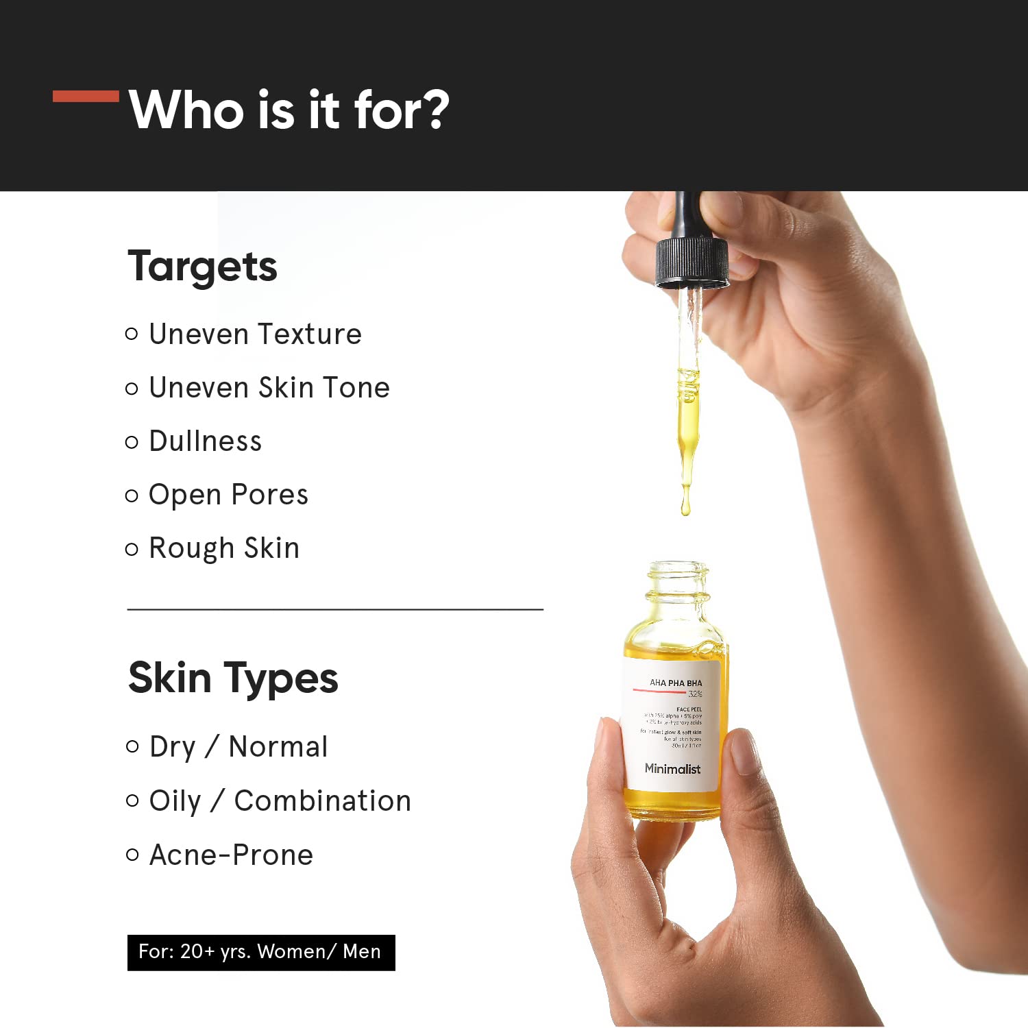 Minimalist 25% AHA + 2% BHA + 5% PHA Peeling Serum-30ml