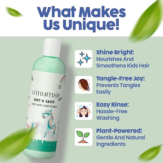 O'mumsie Soft Sassy Baby & Kids Hair Conditioner - 250 ml