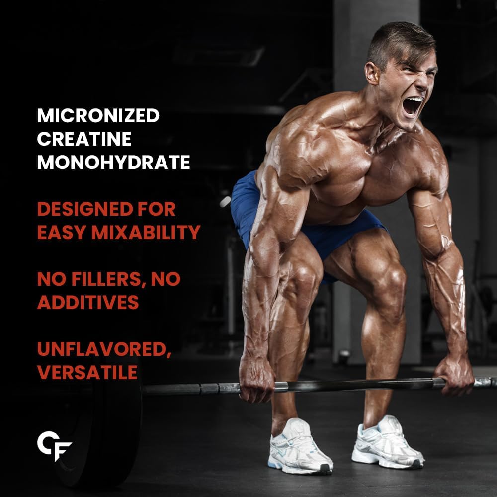 Carbamide Forte Micronised Creatine Monohydrate Powder | Creatine Supplement for Lean Muscle Volumization, Strength & Energy-Cola- 62 Servings - 250 Grams
