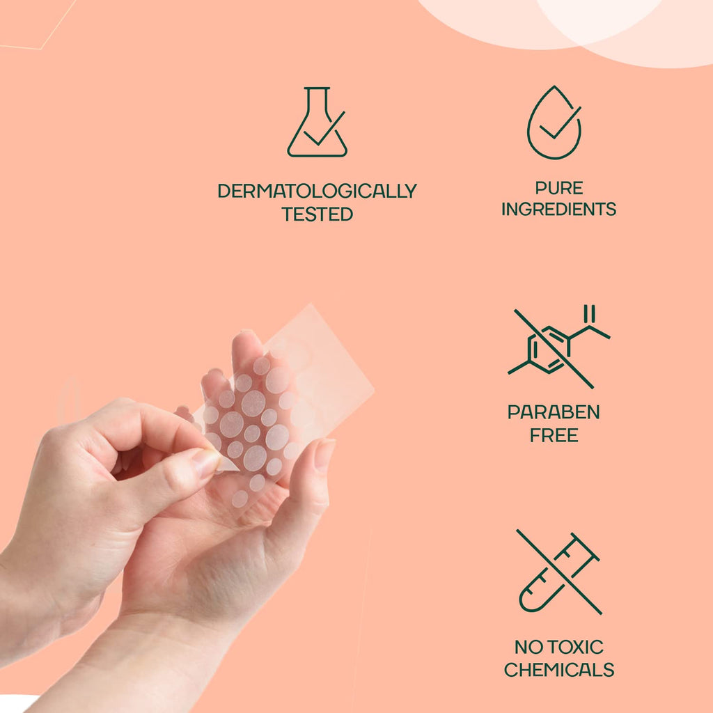 MOUNTAINORÂ® Acne Pimple Patch For Men - Hydrocolloid + Tea Tree Oil Potent Spot Cover, Fast Breakout Healing, Overnight Removal Of Acne Gunk, Waterproof Invisible Patches, Safe & Certified 72 Patches.