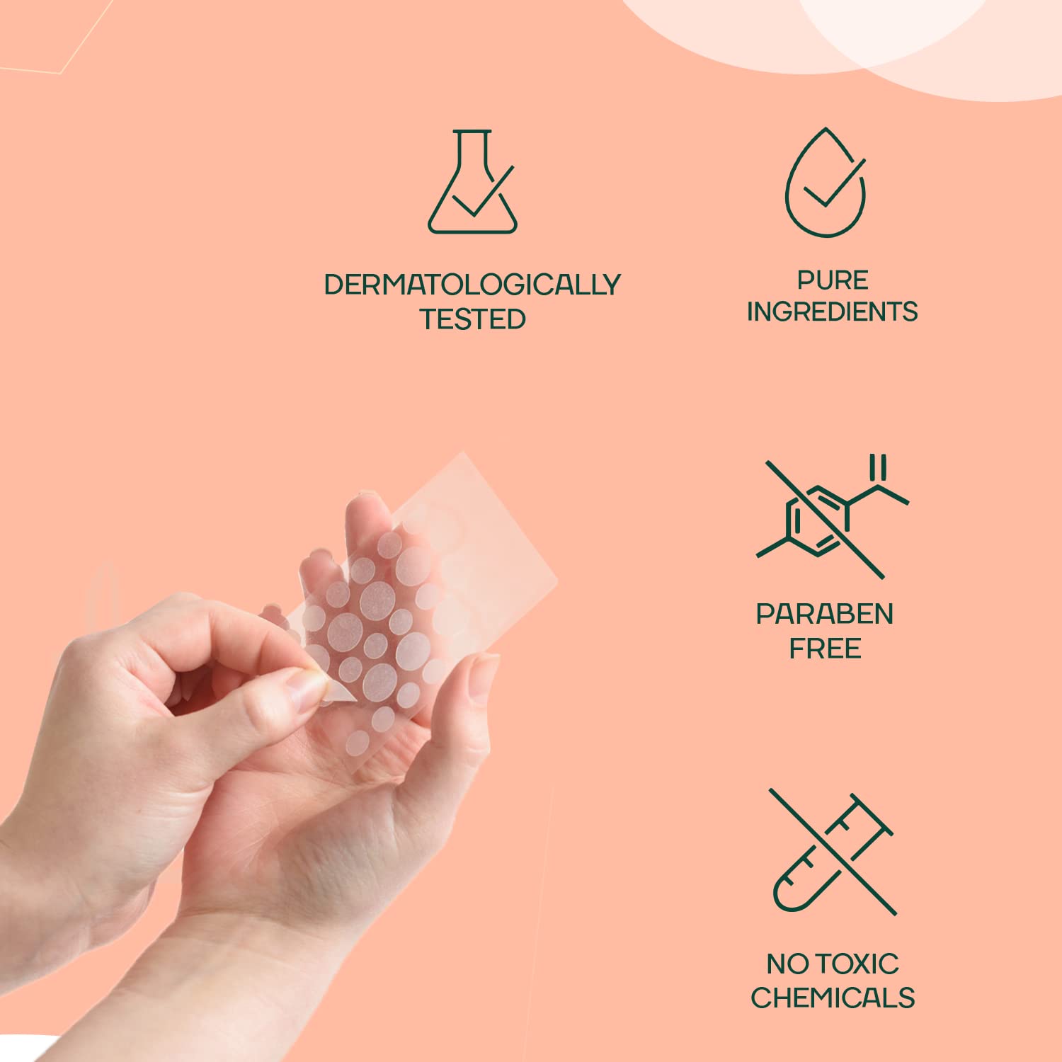 MOUNTAINORÂ® Acne Pimple Patch For Men - Hydrocolloid + Tea Tree Oil Potent Spot Cover, Fast Breakout Healing, Overnight Removal Of Acne Gunk, Waterproof Invisible Patches, Safe & Certified 72 Patches.