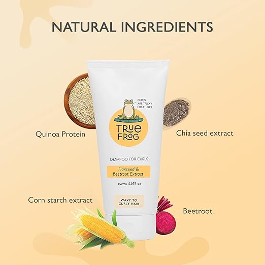 True Frog Shampoo For Curly Wavy Dry and Frizzy Hair - 150 ml