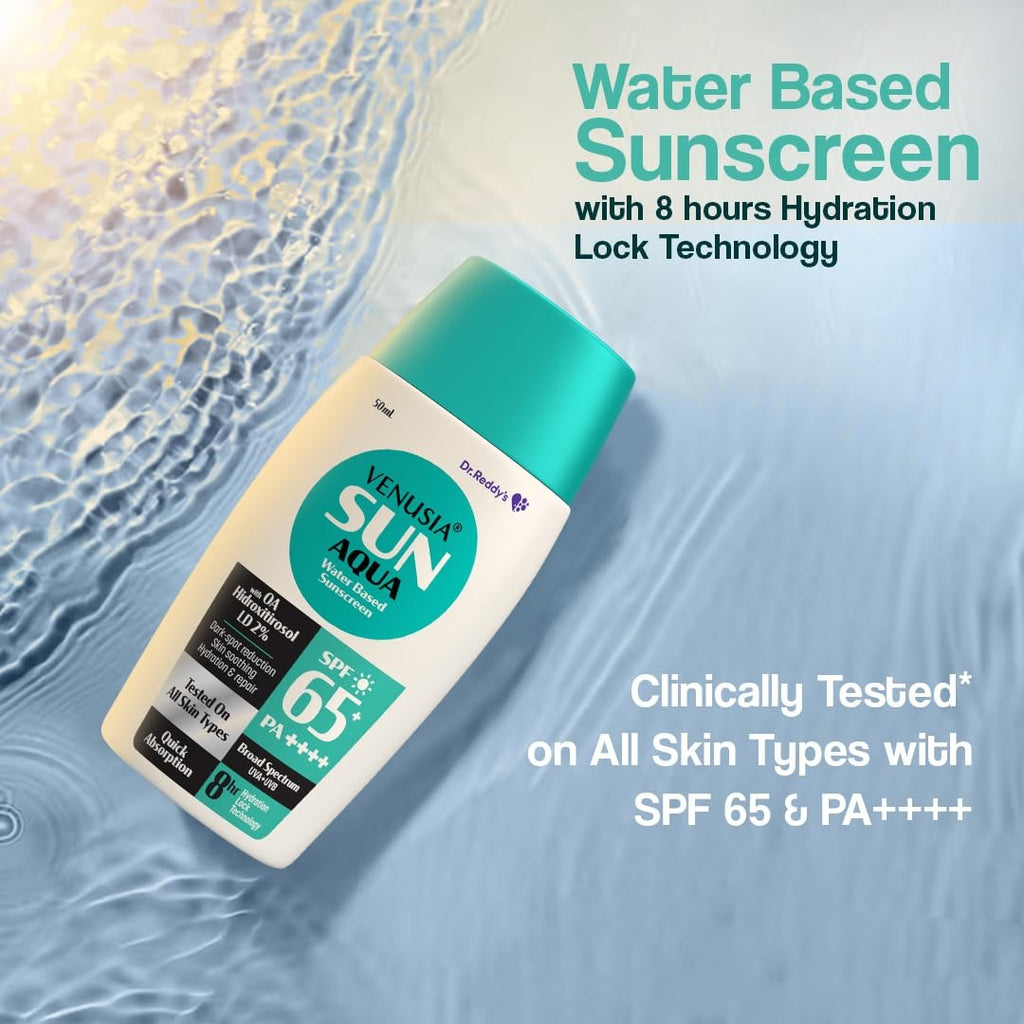 Dr. Reddy's Venusia Water based sunscreen SPF 65 - 50 gms