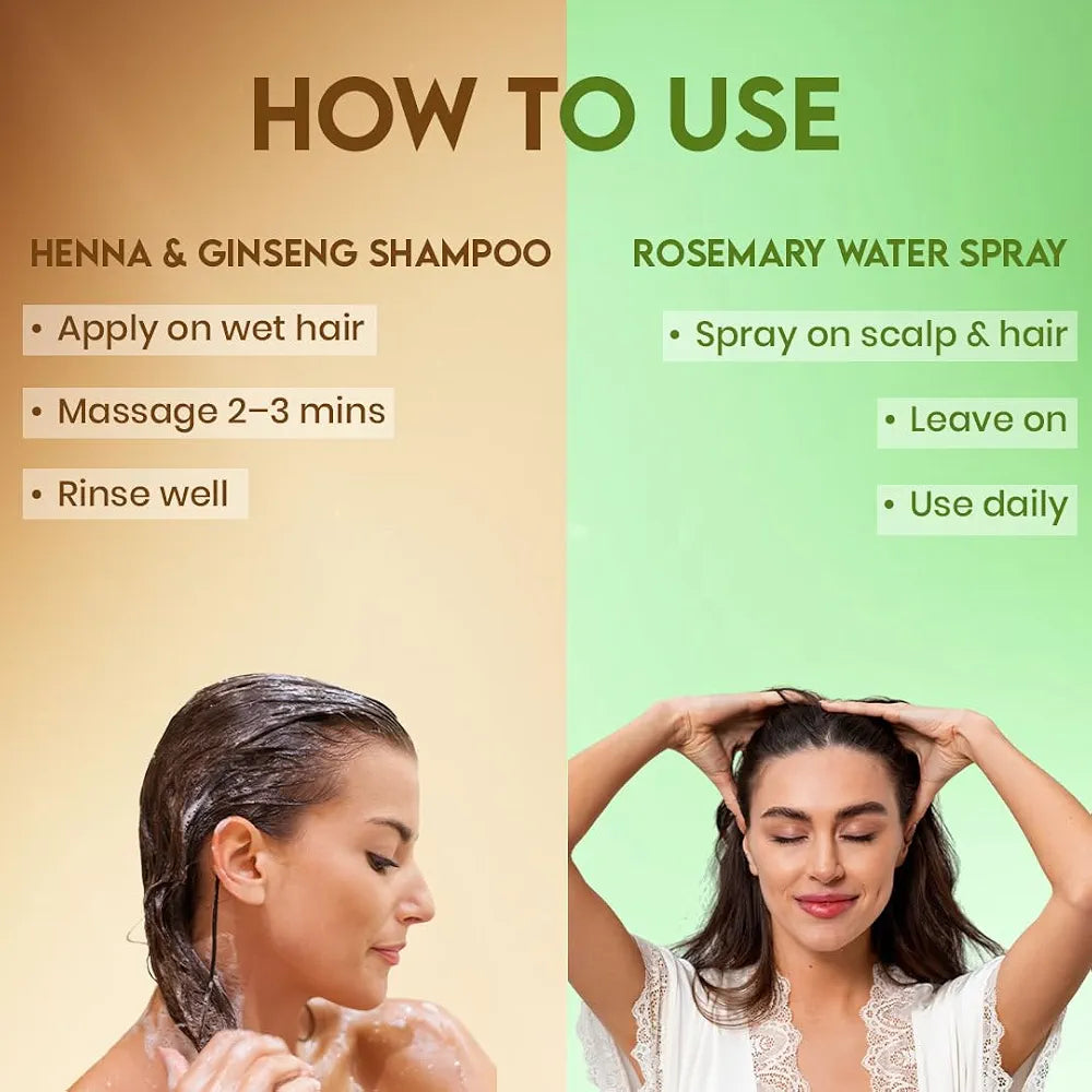 Jovees Herbal Rosemary Water & Anti Hair Loss Shampoo