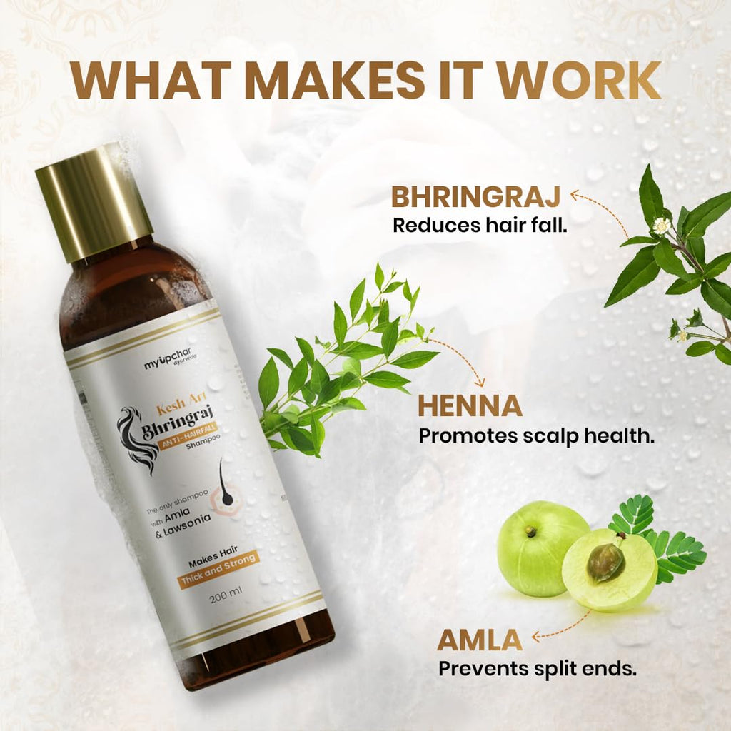 Myupchar Ayurveda KeshArt Bhringraj Anti Hairfall Shampoo - 200 ml