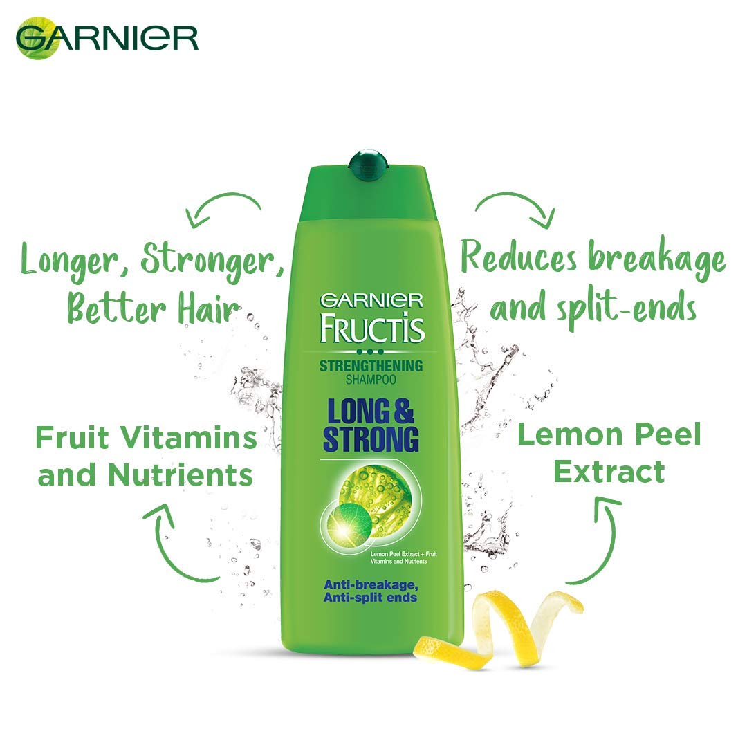 Garnier Fructis Strengthening Long & Strong Shampoo - 340 ml