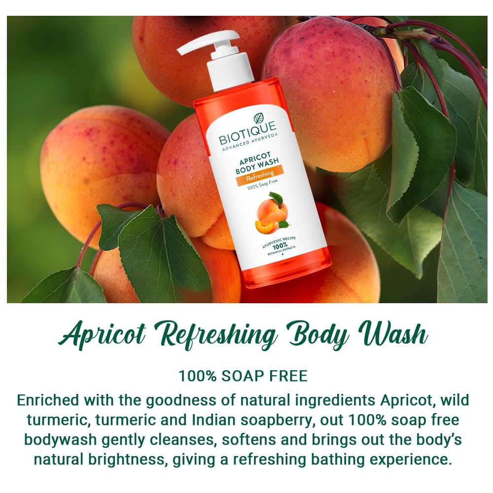 Biotique Apricot Refreshing Body Wash 300ml