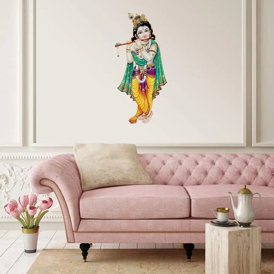 Rangoli White Glossy Vinyl Wall Sticker Premium Self-Adhesive Waterproof Parent-5 Design-22