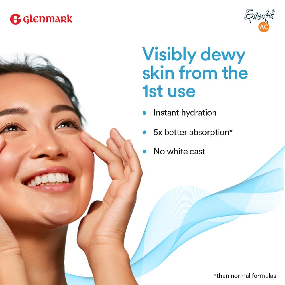 Episoft Glenmark Ac Moisturizer With Sunscreen, Spf 30+ - 125 gms