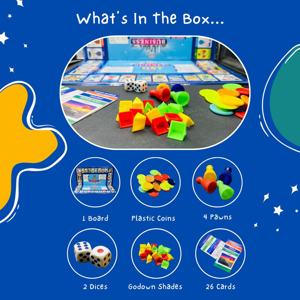 Kids Mandi Fun-Filled Business Game with Coins Educational Board Game